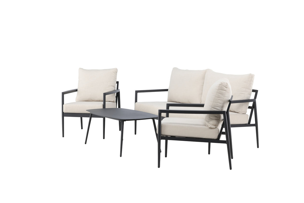 Taromina Lounge Set in Schwarz präsentiert im Onlineshop von KAQTU Design AG. Loungeset ist von Venture Home
