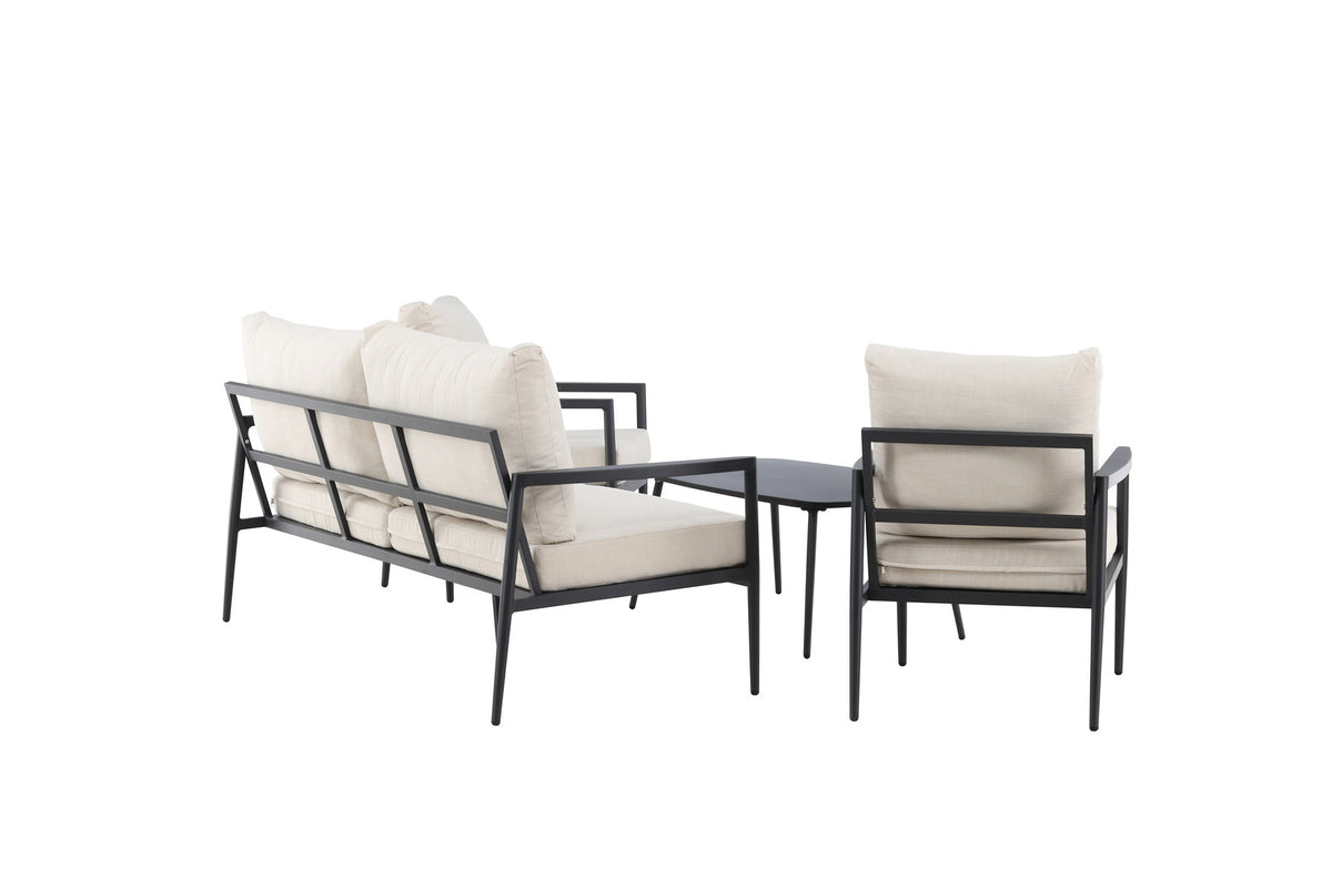 Taromina Lounge Set in Schwarz präsentiert im Onlineshop von KAQTU Design AG. Loungeset ist von Venture Home