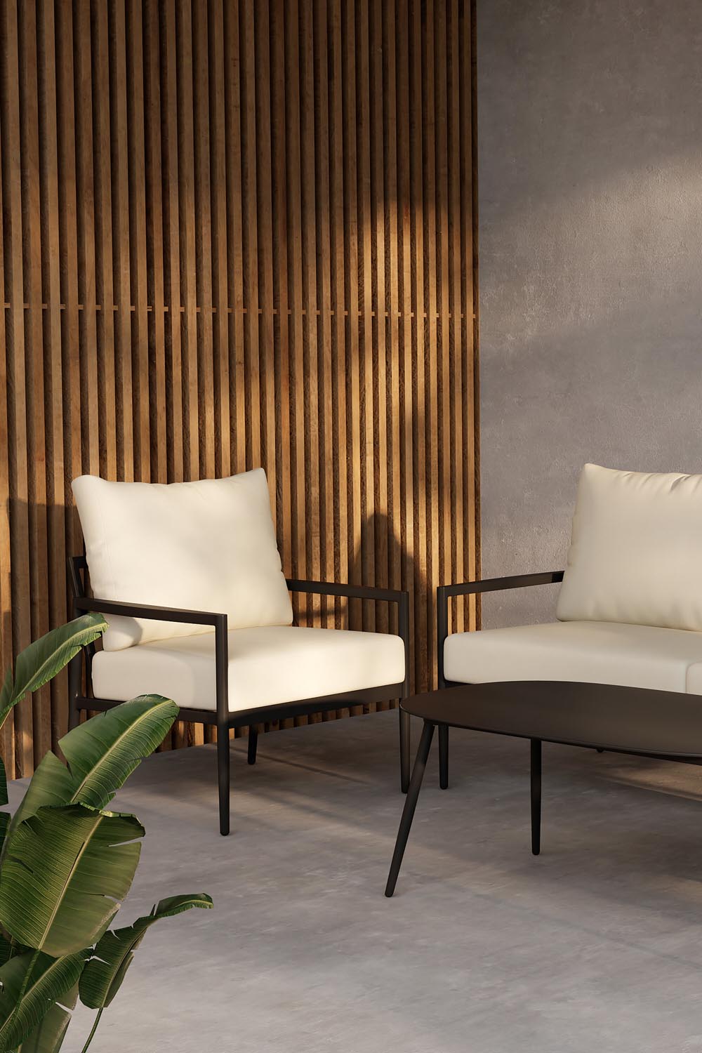 Taromina Lounge Set in präsentiert im Onlineshop von KAQTU Design AG. Loungeset ist von Venture Home