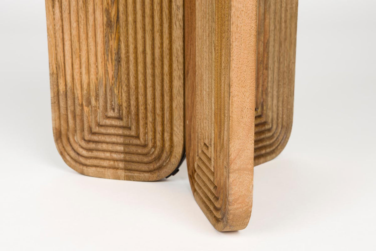 Maeze Beistelltisch in Braun präsentiert im Onlineshop von KAQTU Design AG. Beistelltisch ist von White Label Living
