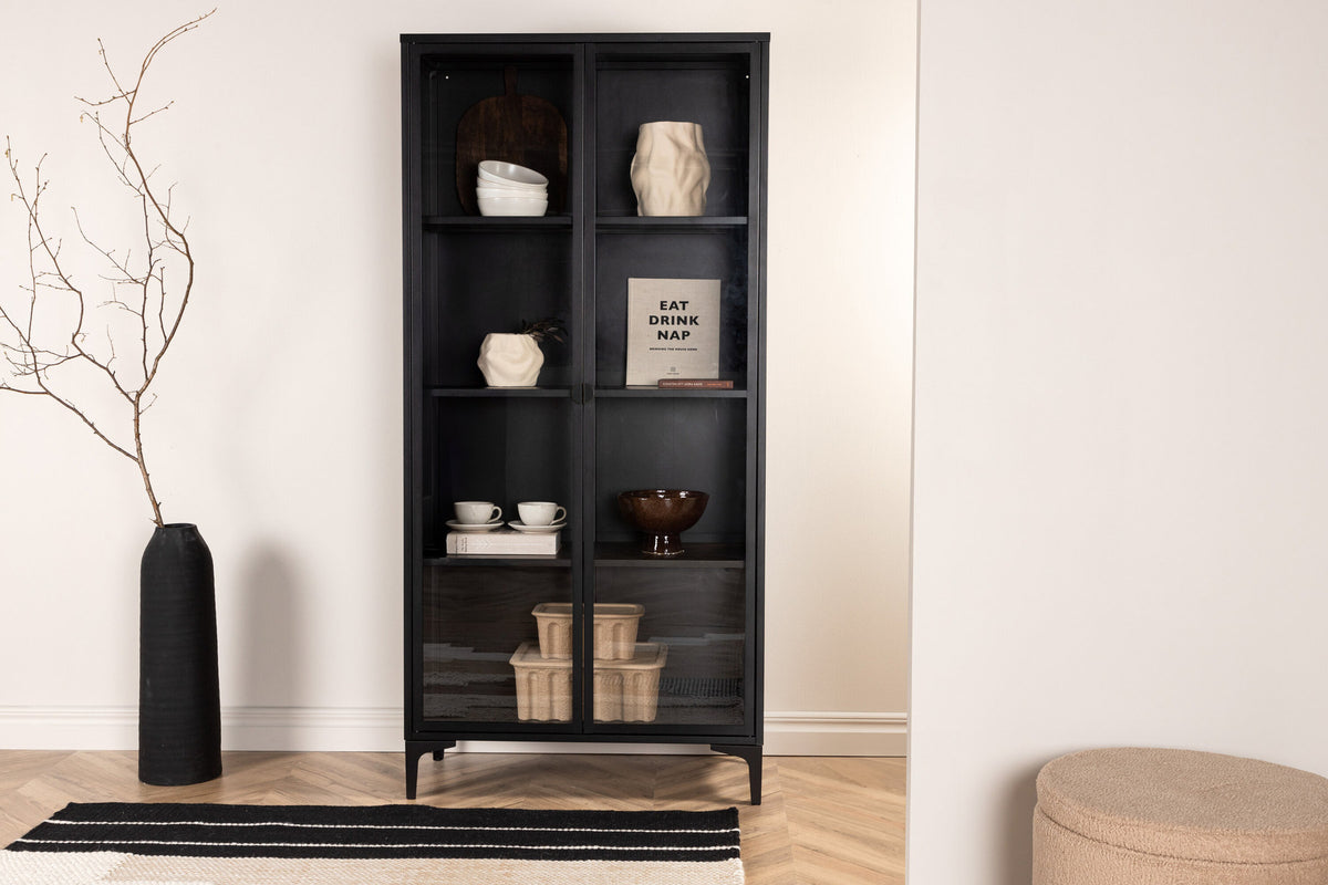 Piring Cabinet in Schwarz präsentiert im Onlineshop von KAQTU Design AG. Cabinet ist von Venture Home