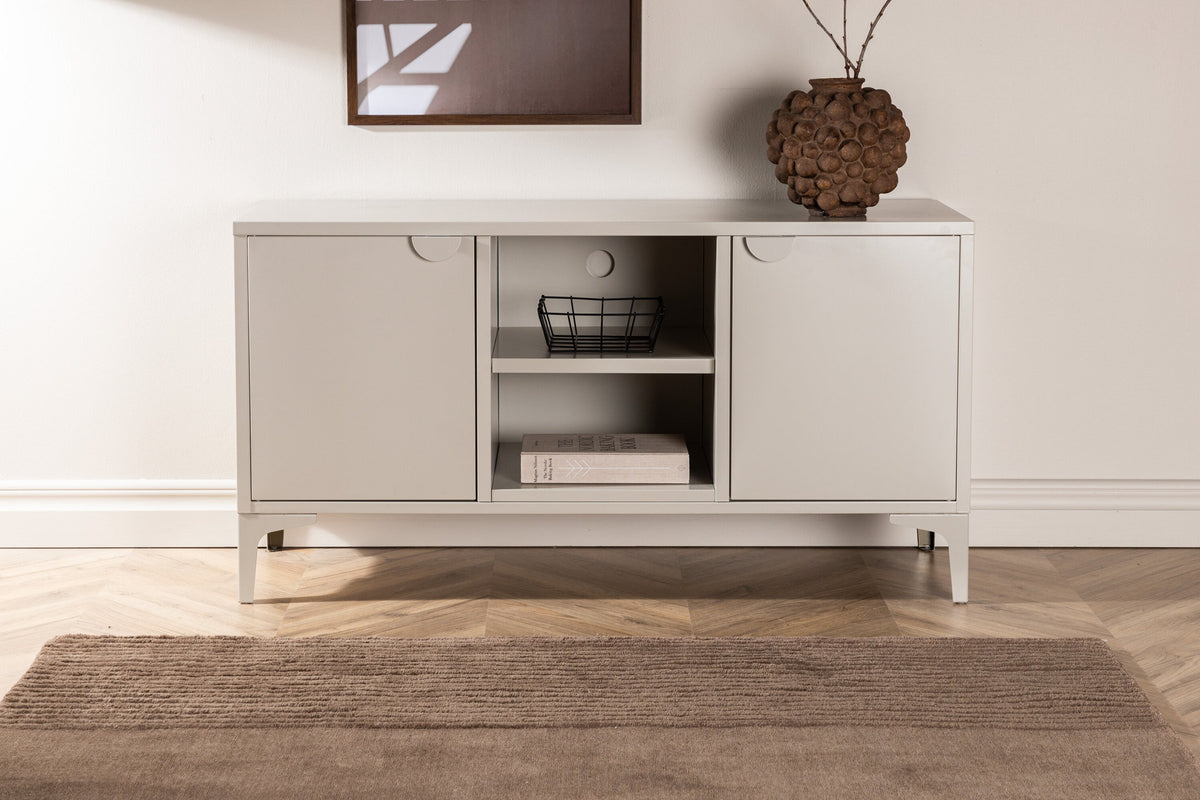 Piring TV-Ständer in Beige präsentiert im Onlineshop von KAQTU Design AG. TV-Möbel ist von Venture Home