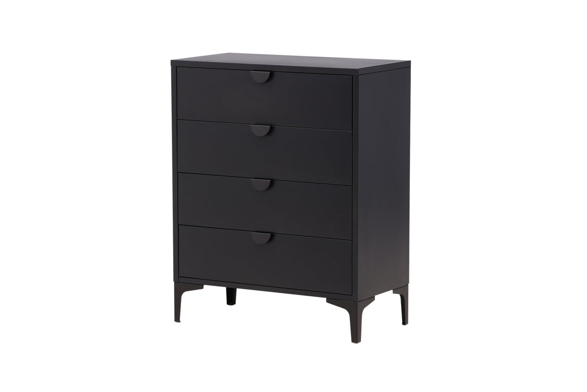 Piring Drawer in Schwarz präsentiert im Onlineshop von KAQTU Design AG. Nachttisch ist von Venture Home