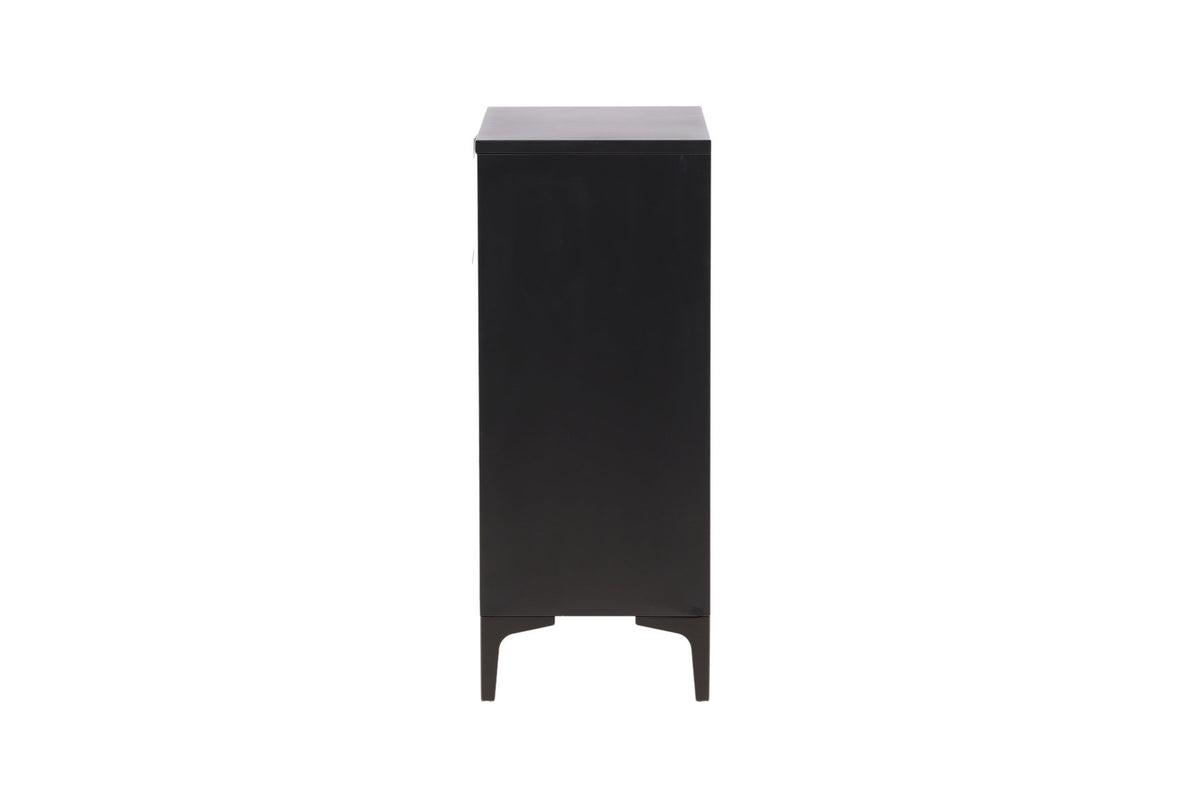 Piring Drawer in Schwarz präsentiert im Onlineshop von KAQTU Design AG. Nachttisch ist von Venture Home