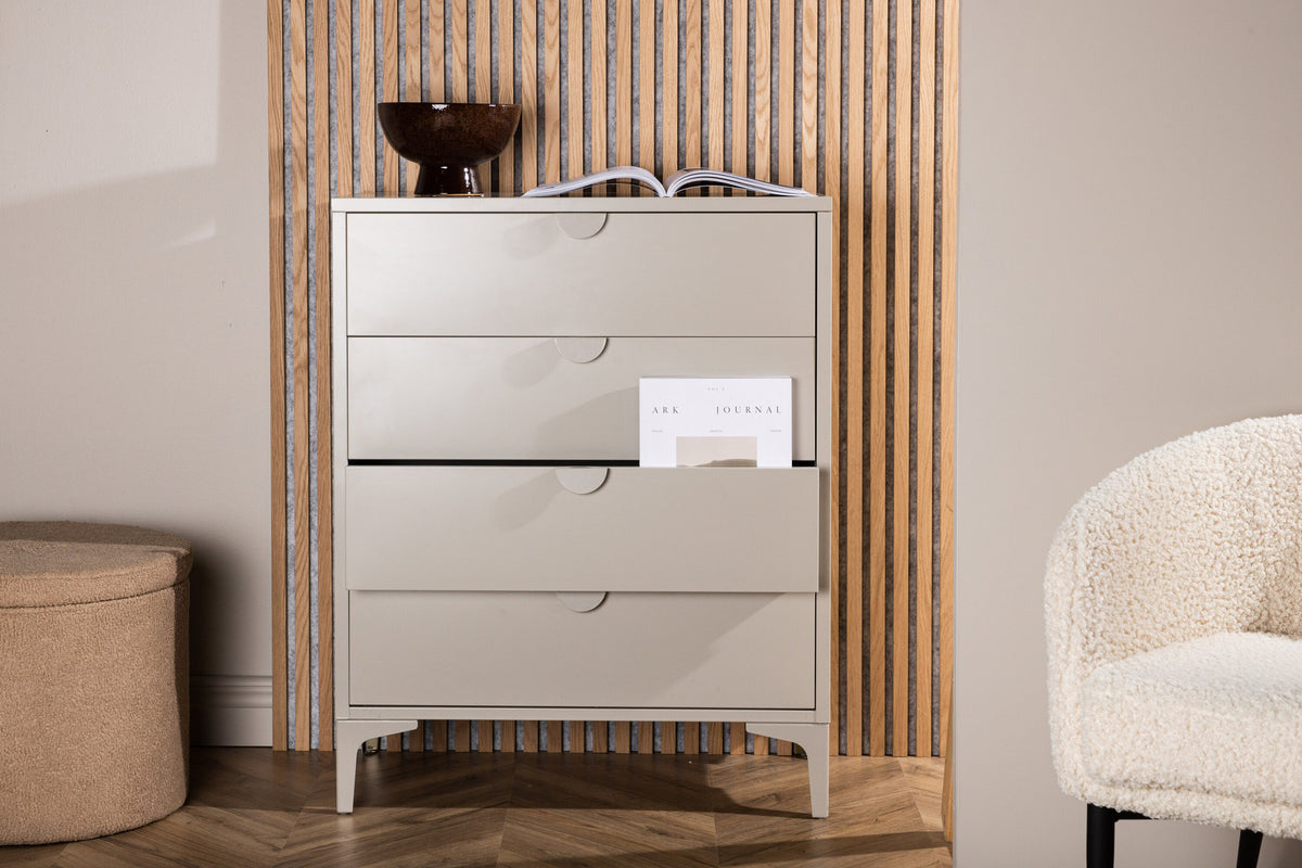 Piring Drawer in Beige präsentiert im Onlineshop von KAQTU Design AG. Nachttisch ist von Venture Home