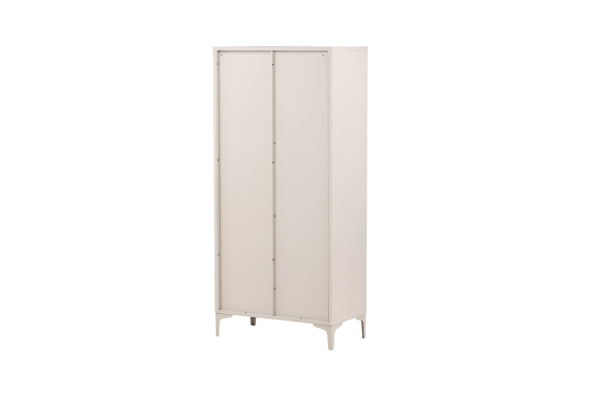 Piring Wardrobe in Beige präsentiert im Onlineshop von KAQTU Design AG. Drehtürenschrank ist von Venture Home