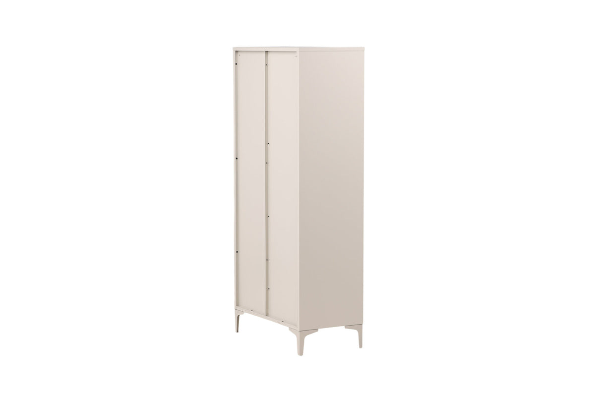 Piring Wardrobe in Beige präsentiert im Onlineshop von KAQTU Design AG. Drehtürenschrank ist von Venture Home