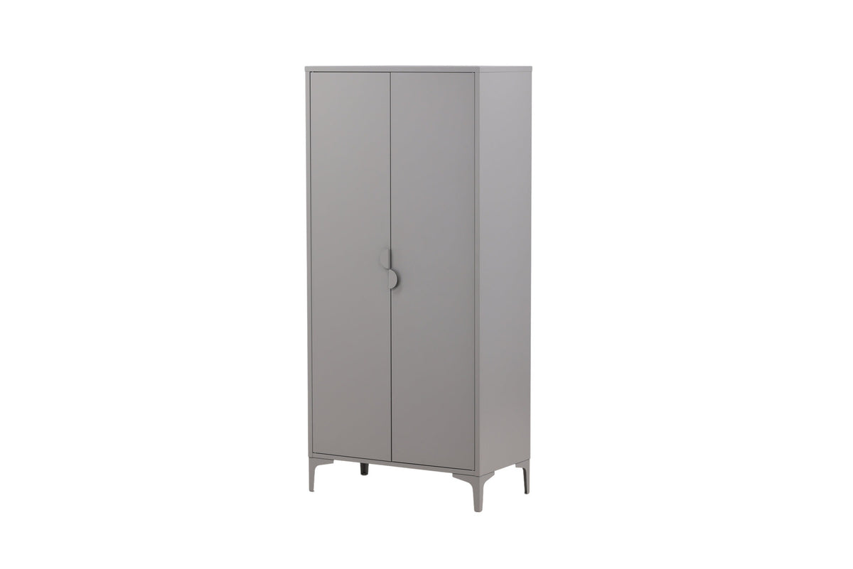 Piring Wardrobe in Hellgrau präsentiert im Onlineshop von KAQTU Design AG. Drehtürenschrank ist von Venture Home