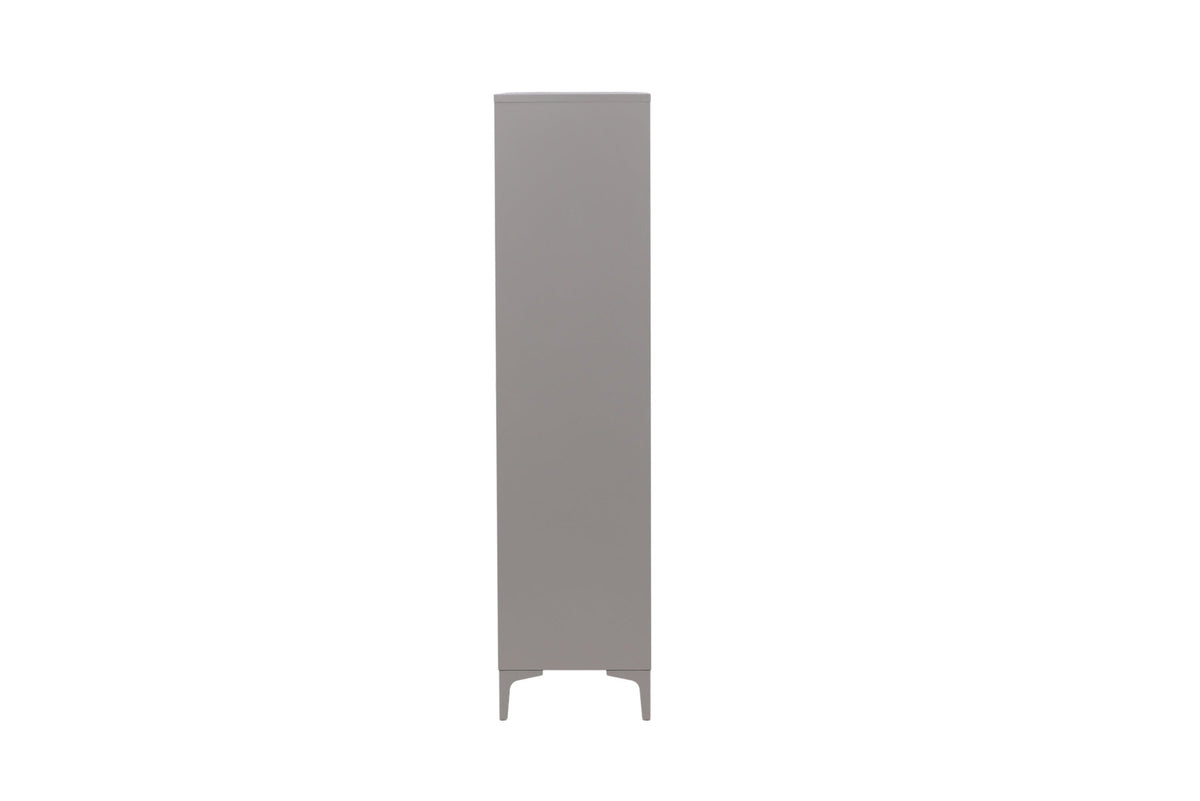 Piring Wardrobe in Hellgrau präsentiert im Onlineshop von KAQTU Design AG. Drehtürenschrank ist von Venture Home