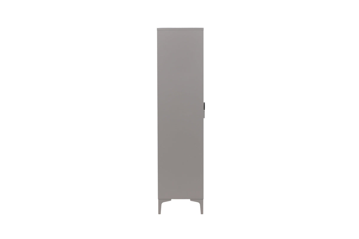 Piring Wardrobe in Hellgrau präsentiert im Onlineshop von KAQTU Design AG. Drehtürenschrank ist von Venture Home