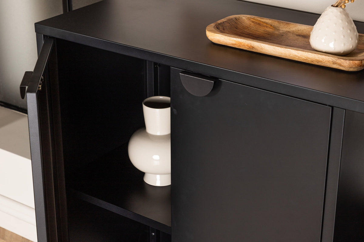 Piring Cabinet in Schwarz präsentiert im Onlineshop von KAQTU Design AG. Cabinet ist von Venture Home