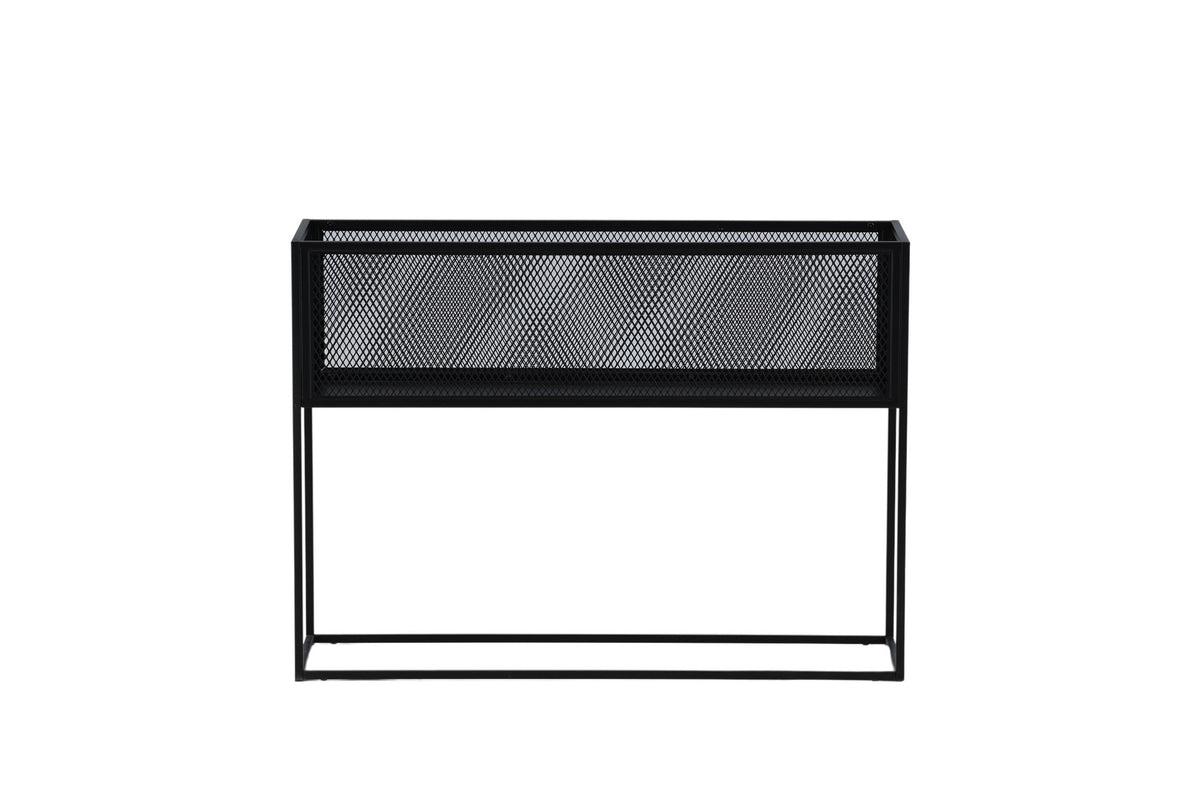 Netz Regal in Schwarz präsentiert im Onlineshop von KAQTU Design AG. Standregal ist von Venture Home