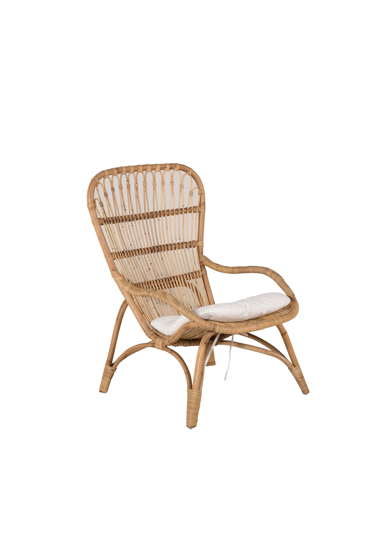 Ella Loungestuhl in Offwhite präsentiert im Onlineshop von KAQTU Design AG. Outdoor-Sessel ist von Venture Home
