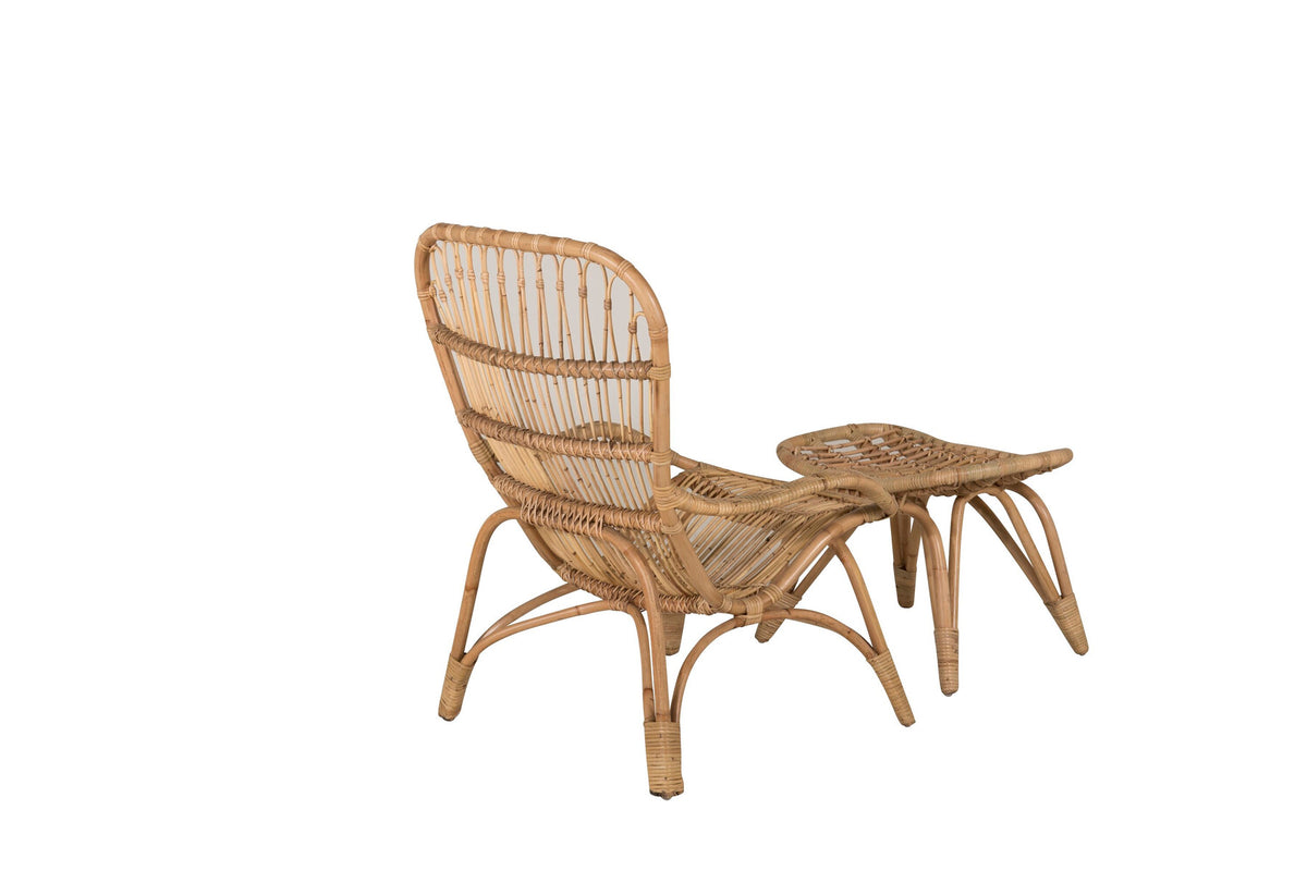 Ella Loungestuhl in Offwhite präsentiert im Onlineshop von KAQTU Design AG. Outdoor-Sessel ist von Venture Home