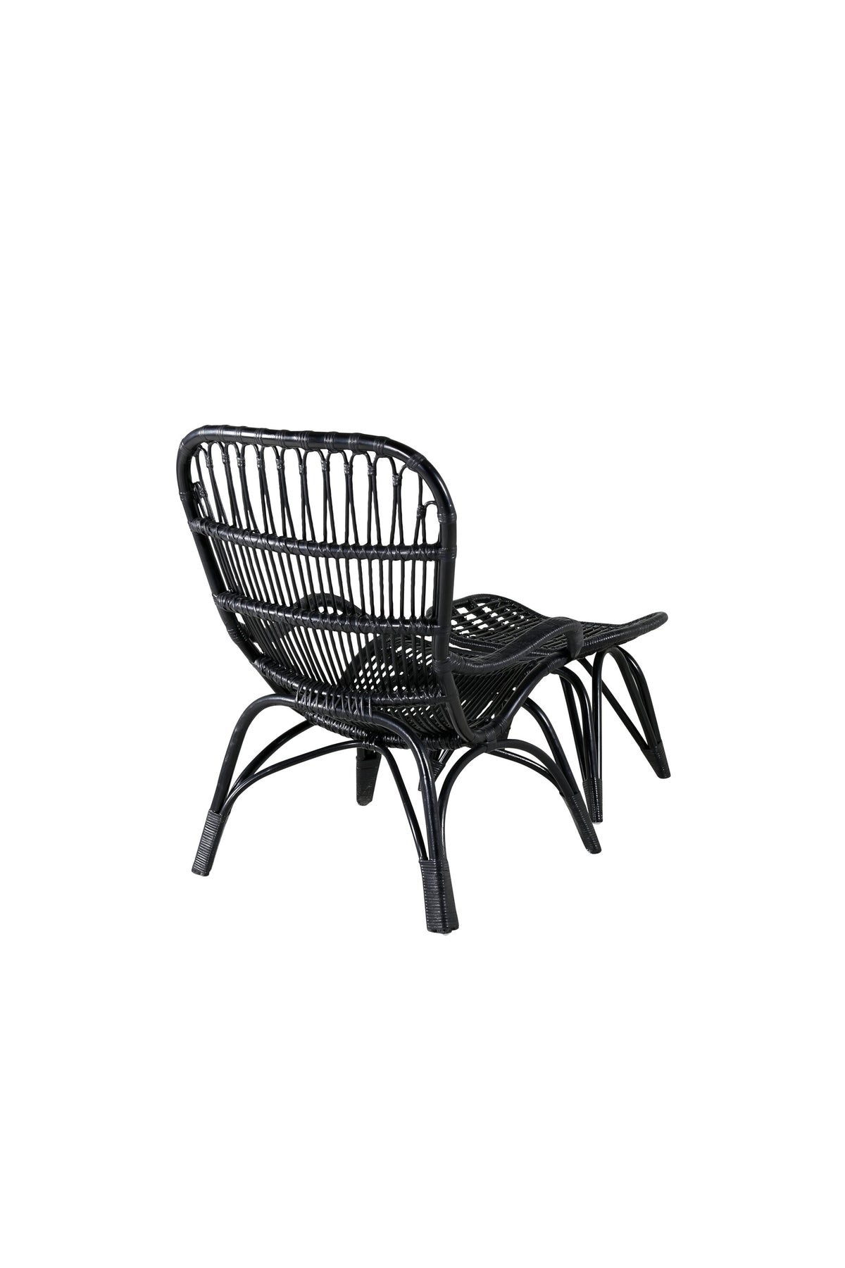 Ella Lounge Stuhl in Black präsentiert im Onlineshop von KAQTU Design AG. Outdoor-Sessel ist von Venture Home