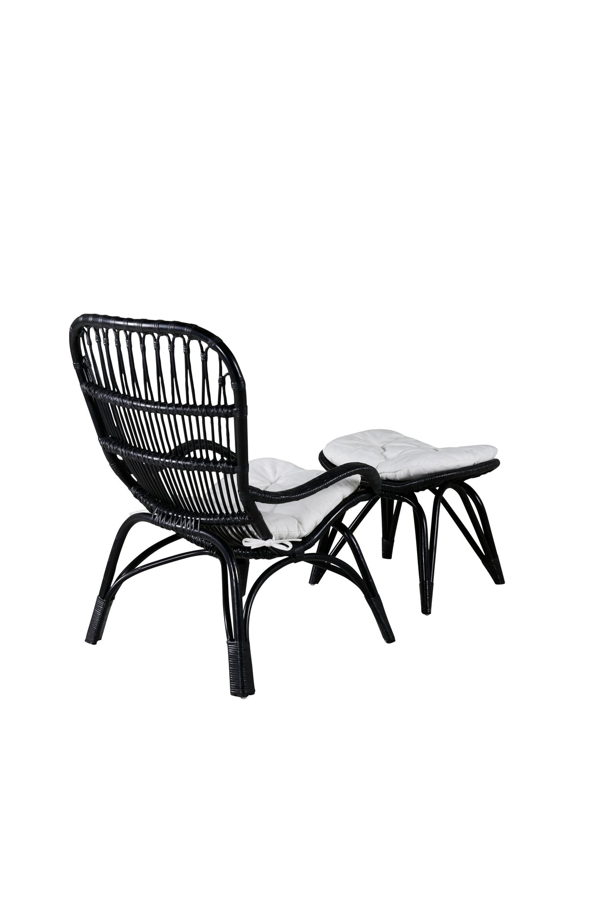 Ella Lounge Stuhl in Black präsentiert im Onlineshop von KAQTU Design AG. Outdoor-Sessel ist von Venture Home
