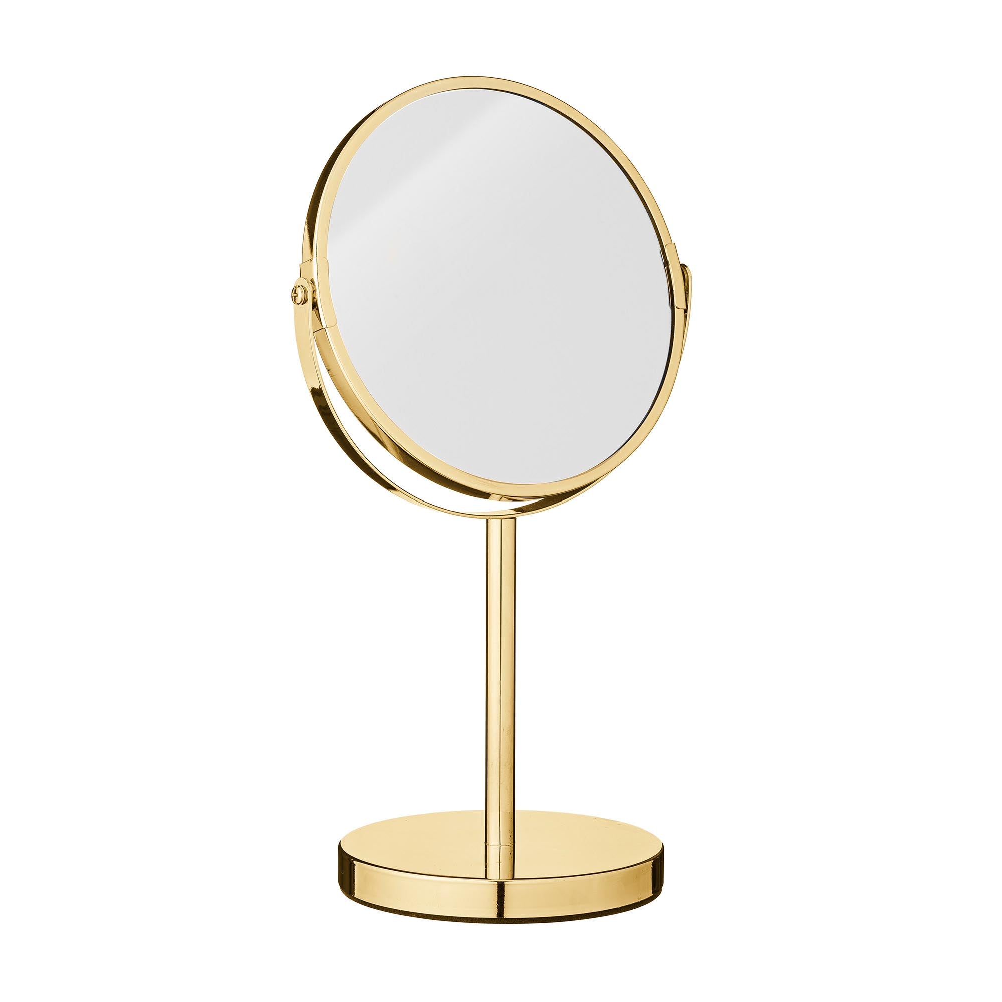 Milde Spiegel, Gold, Metall in Gold präsentiert im Onlineshop von KAQTU Design AG. Tischspiegel ist von Bloomingville