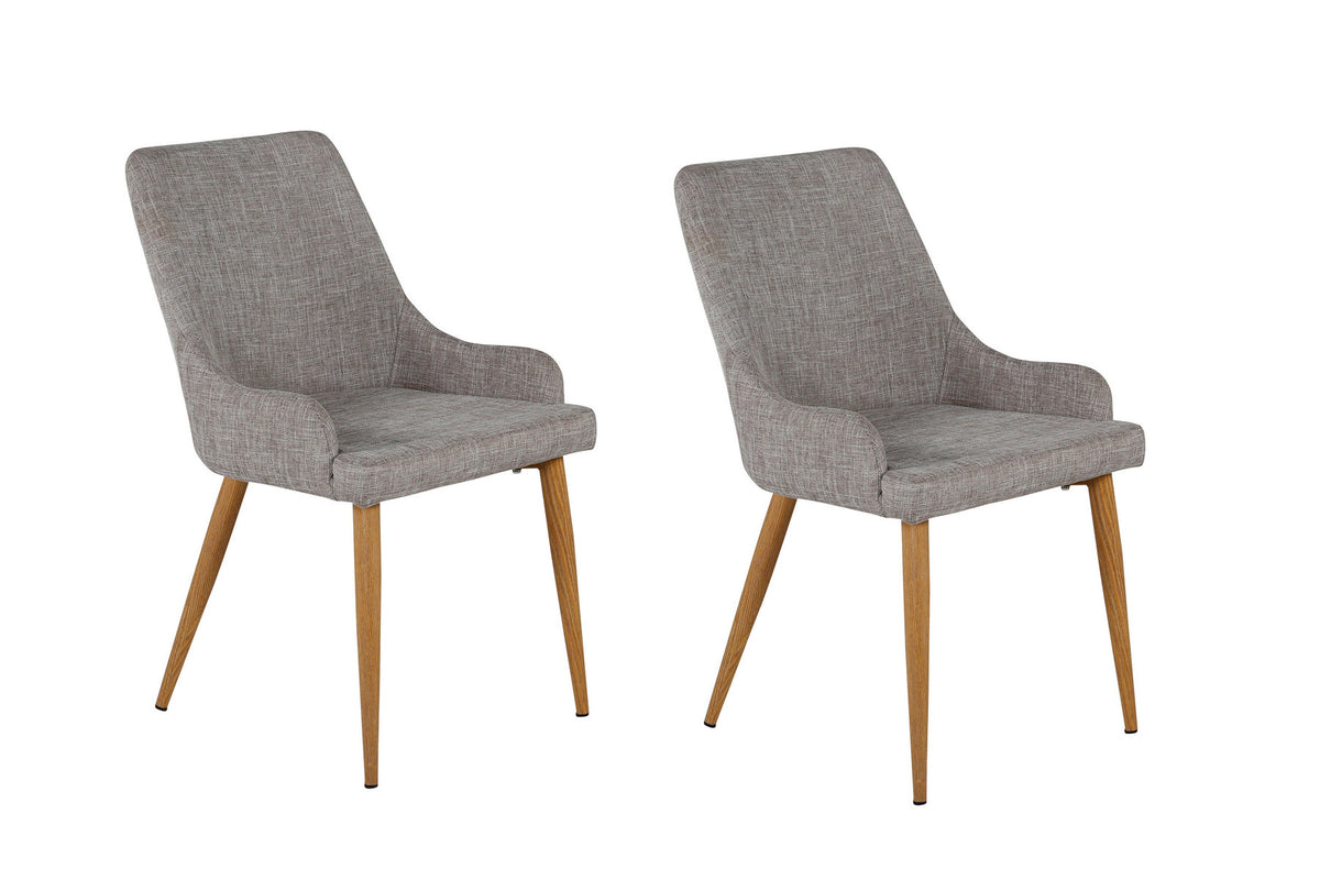 Plaza Stuhl in Grau / Natur präsentiert im Onlineshop von KAQTU Design AG. Stuhl ist von Venture Home