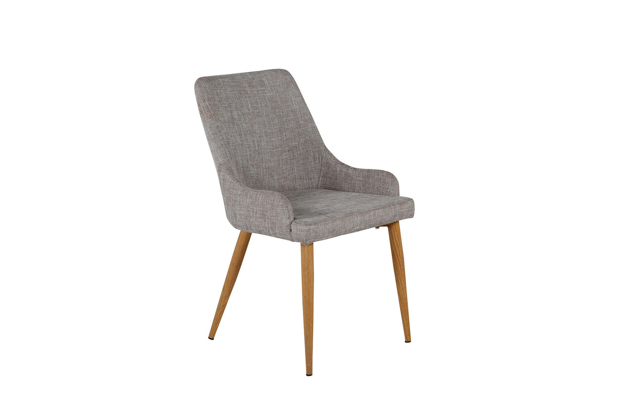 Plaza Stuhl in Grau / Natur präsentiert im Onlineshop von KAQTU Design AG. Stuhl ist von Venture Home