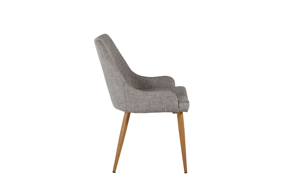 Plaza Stuhl in Grau / Natur präsentiert im Onlineshop von KAQTU Design AG. Stuhl ist von Venture Home