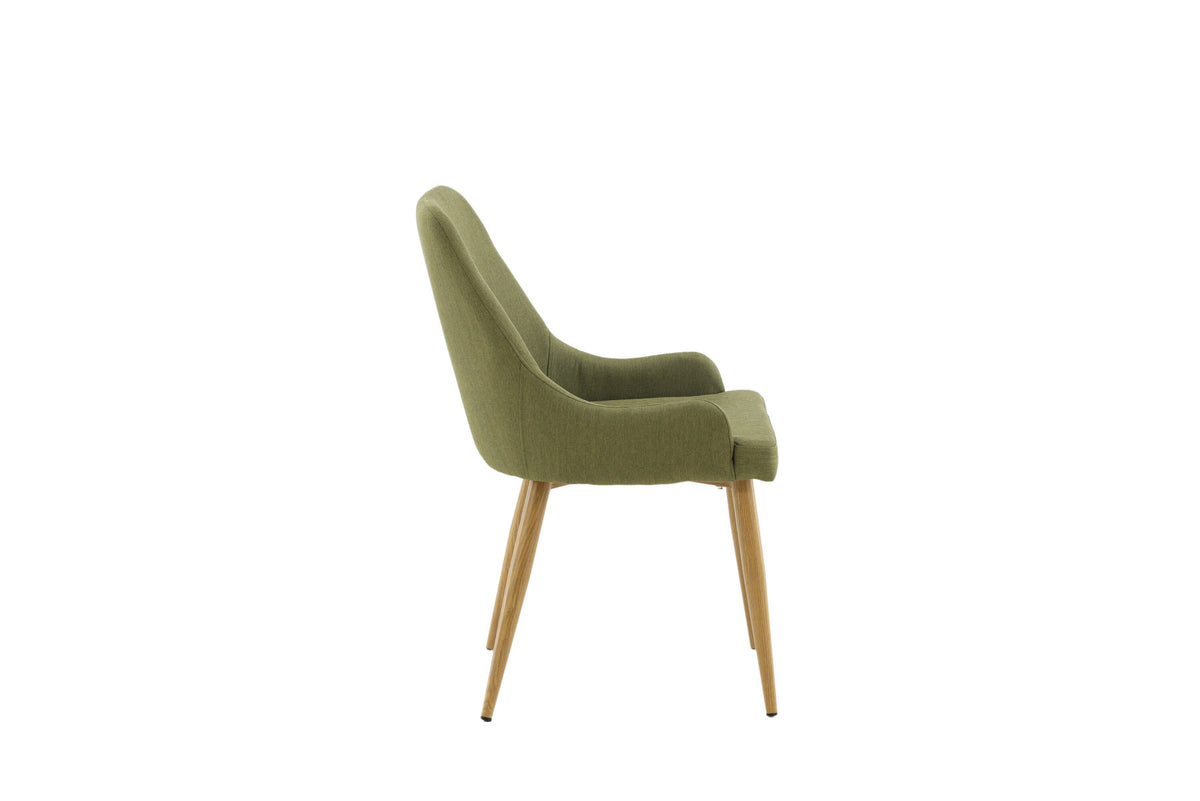 Plaza Stuhl in Moosgrün / Natur präsentiert im Onlineshop von KAQTU Design AG. Stuhl ist von Venture Home