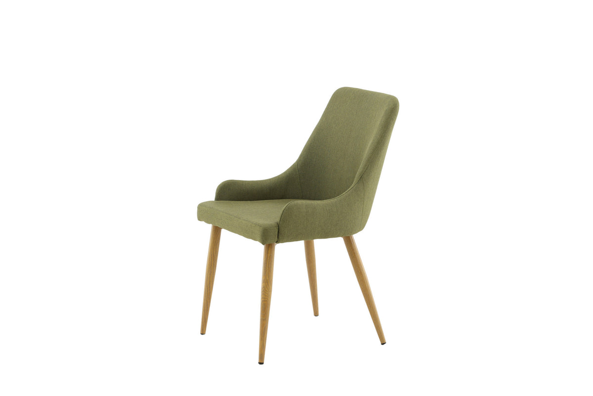 Plaza Stuhl in Moosgrün / Natur präsentiert im Onlineshop von KAQTU Design AG. Stuhl ist von Venture Home