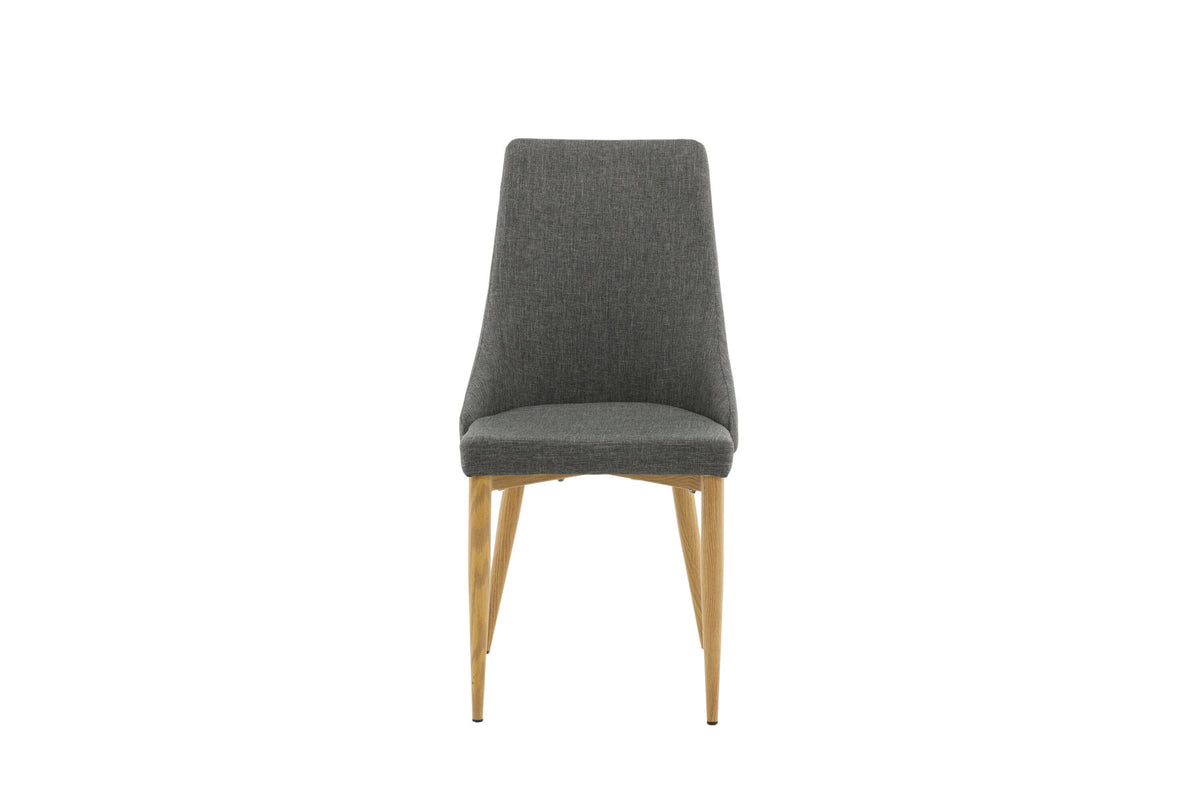 Leone Stuhl in Dunkelgrau präsentiert im Onlineshop von KAQTU Design AG. Stuhl ist von Venture Home