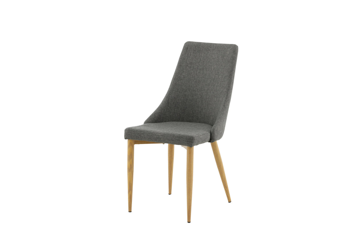Leone Stuhl in Dunkelgrau präsentiert im Onlineshop von KAQTU Design AG. Stuhl ist von Venture Home