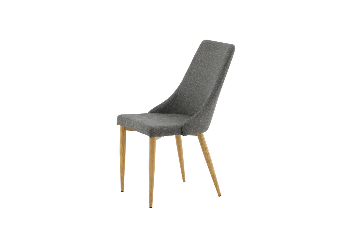 Leone Stuhl in Dunkelgrau präsentiert im Onlineshop von KAQTU Design AG. Stuhl ist von Venture Home
