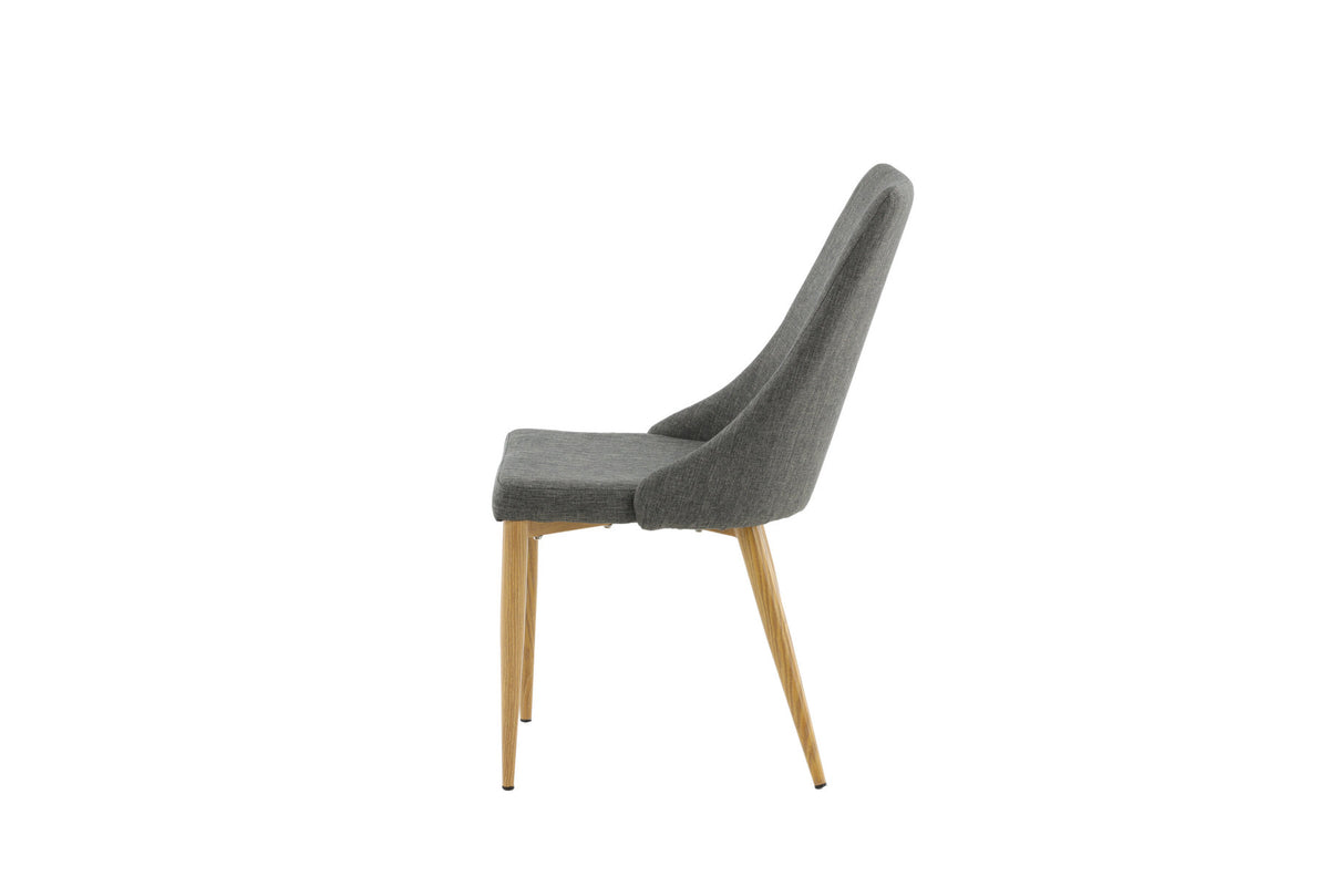 Leone Stuhl in Dunkelgrau präsentiert im Onlineshop von KAQTU Design AG. Stuhl ist von Venture Home