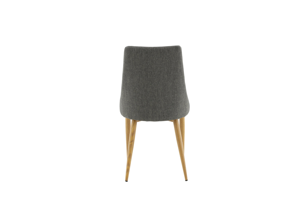 Leone Stuhl in Dunkelgrau präsentiert im Onlineshop von KAQTU Design AG. Stuhl ist von Venture Home