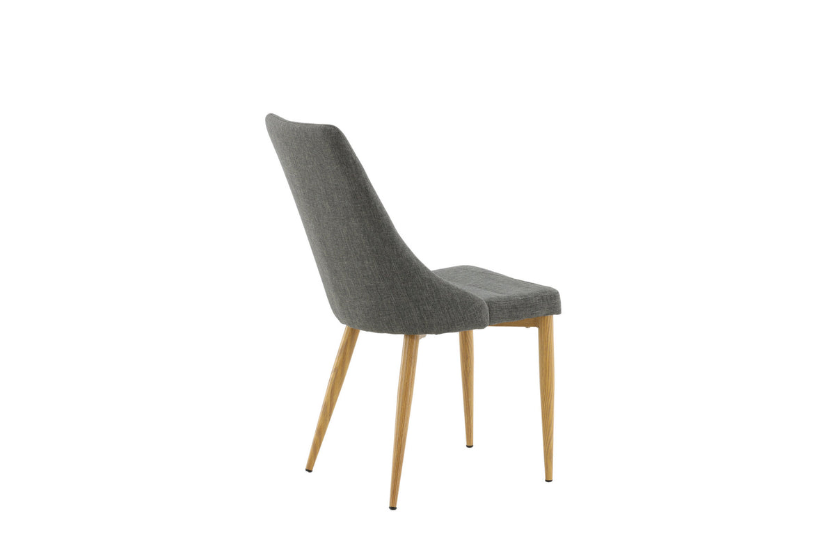 Leone Stuhl in Dunkelgrau präsentiert im Onlineshop von KAQTU Design AG. Stuhl ist von Venture Home