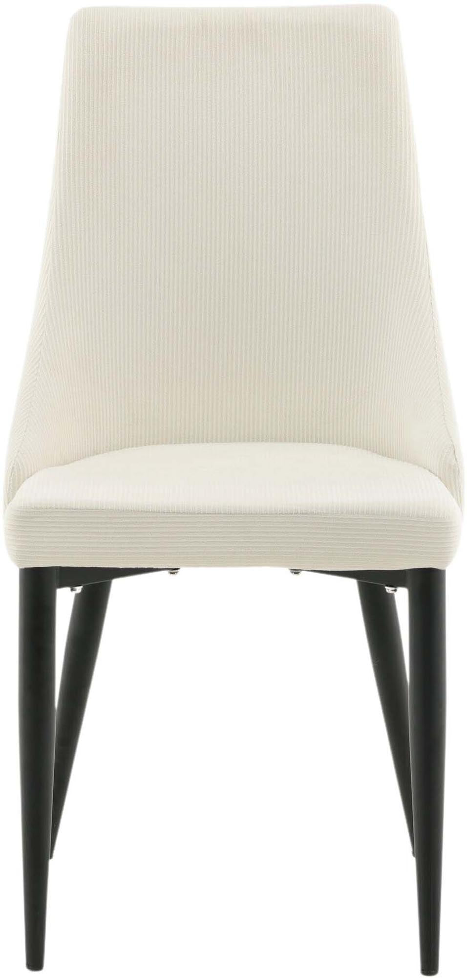 Leone Stuhl von Venture Home: Zeitloses Design in edlem Cremeweiss.