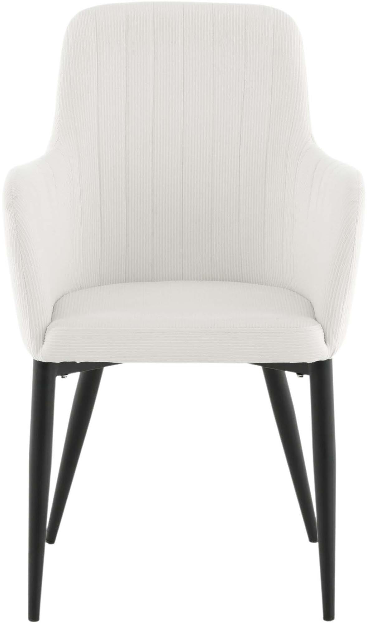 Venture Home Comfort Stuhl: Moderner Esszimmerstuhl mit Armlehnen, stabiler Metallkonstruktion und hochwertigem Kunstleder für höchsten Komfort und Stil.