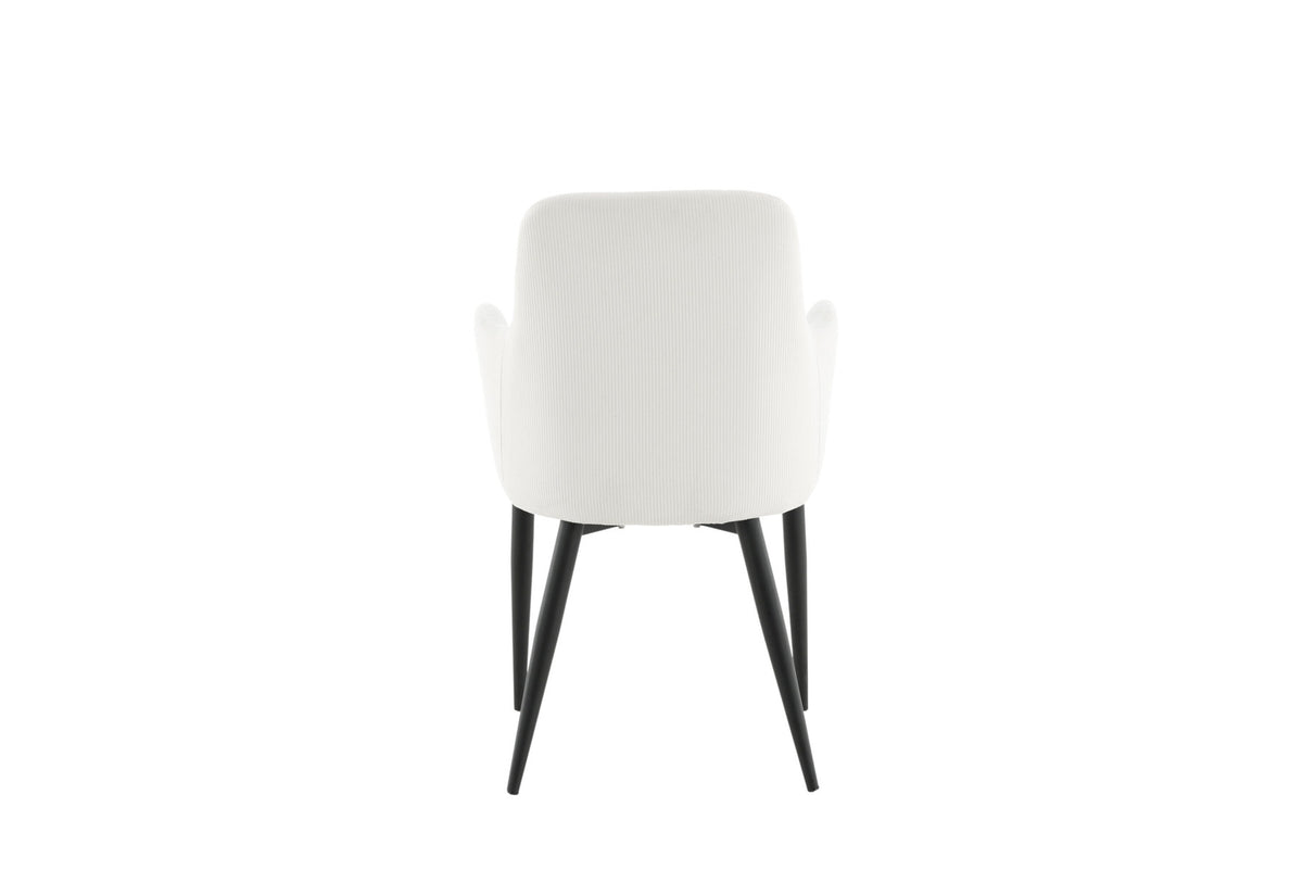 Comfort Stuhl in Weiss präsentiert im Onlineshop von KAQTU Design AG. Stuhl mit Armlehne ist von Venture Home