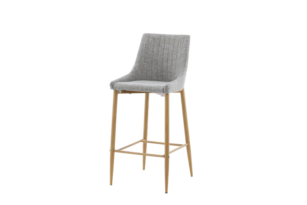 Plaza Barstuhl in Hellgrau präsentiert im Onlineshop von KAQTU Design AG. Barstuhl ist von Venture Home
