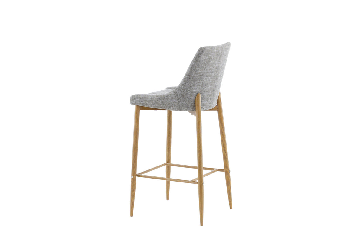 Plaza Barstuhl in Hellgrau präsentiert im Onlineshop von KAQTU Design AG. Barstuhl ist von Venture Home