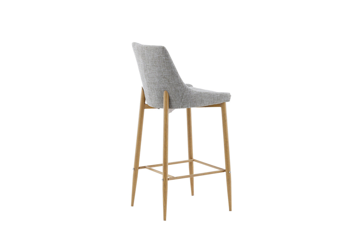 Plaza Barstuhl in Hellgrau präsentiert im Onlineshop von KAQTU Design AG. Barstuhl ist von Venture Home
