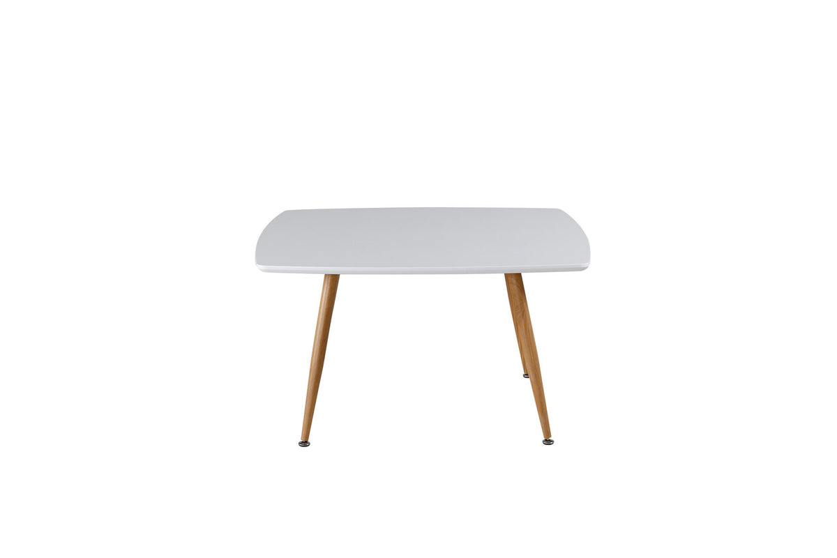Plaza Beistelltisch in Weiss / Eiche präsentiert im Onlineshop von KAQTU Design AG. Beistelltisch ist von Venture Home