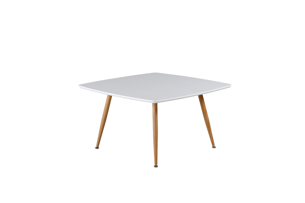 Plaza Beistelltisch in Weiss / Eiche präsentiert im Onlineshop von KAQTU Design AG. Beistelltisch ist von Venture Home