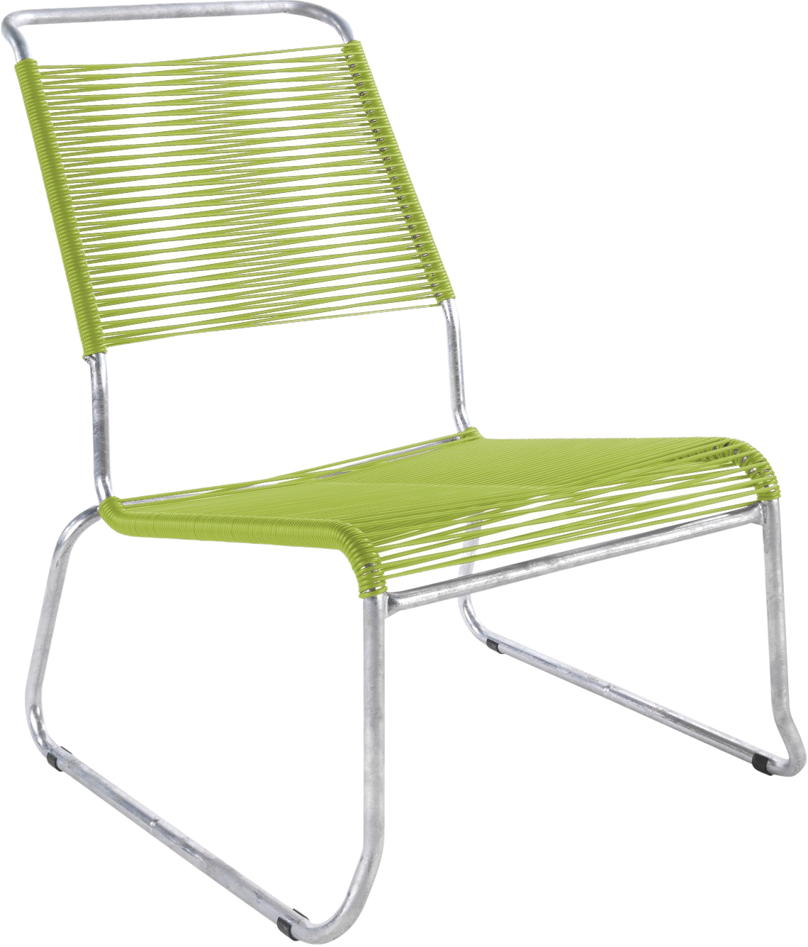 Genießen Sie den Säntis Kufen-Hochlehner Spaghetti von Schaffner – die perfekte Kombination aus Komfort und modernem Design für Ihre Outdoor-Oase.