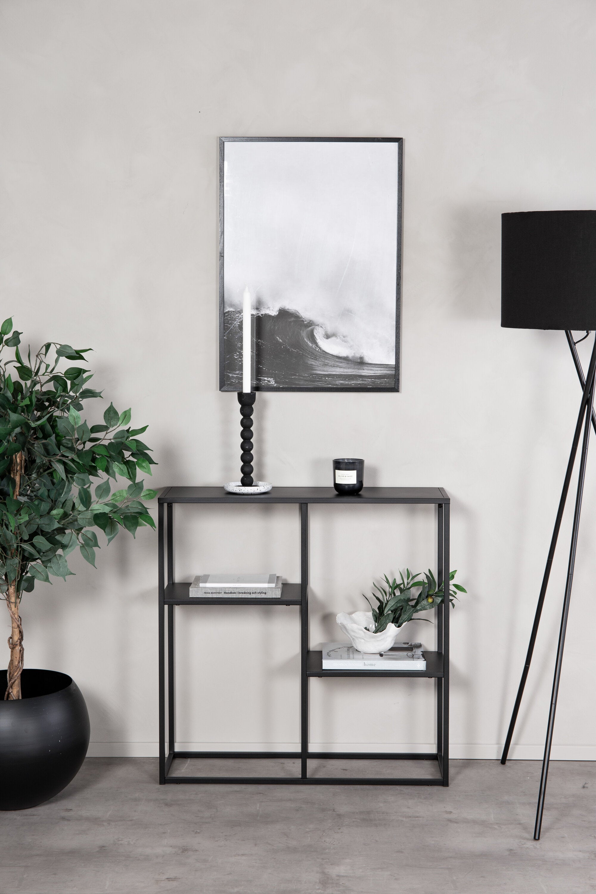 Staal Regal in Schwarz präsentiert im Onlineshop von KAQTU Design AG. Standregal ist von Venture Home