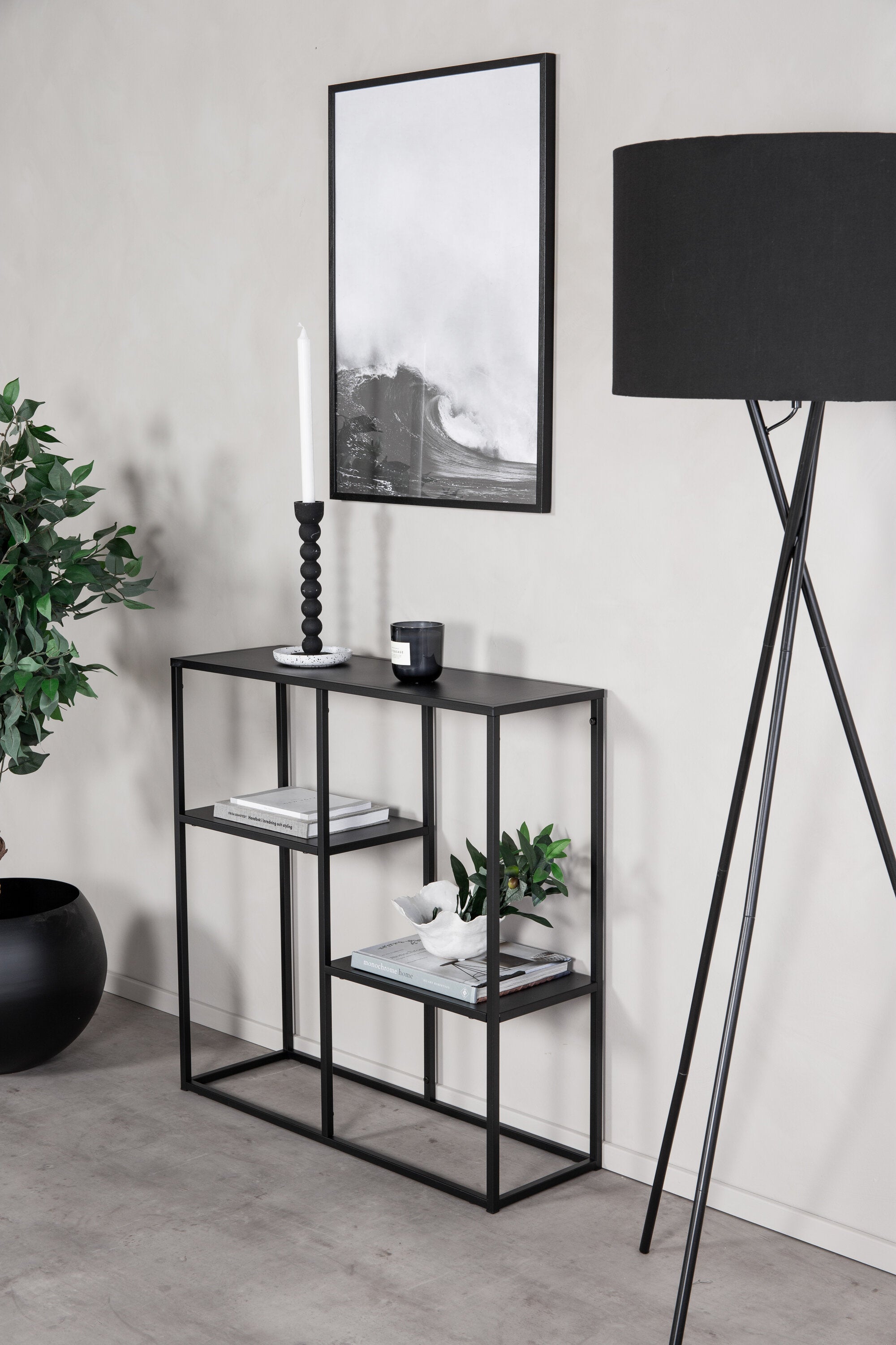 Staal Regal in Schwarz präsentiert im Onlineshop von KAQTU Design AG. Standregal ist von Venture Home