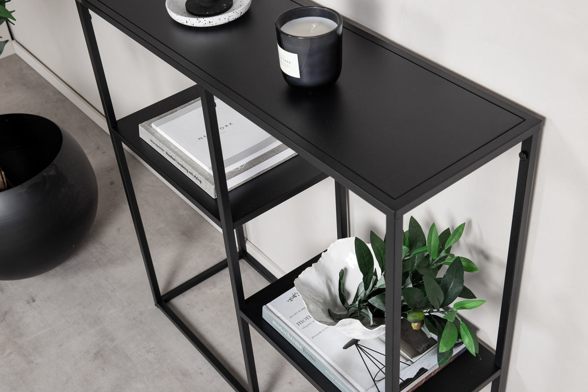 Staal Regal in Schwarz präsentiert im Onlineshop von KAQTU Design AG. Standregal ist von Venture Home