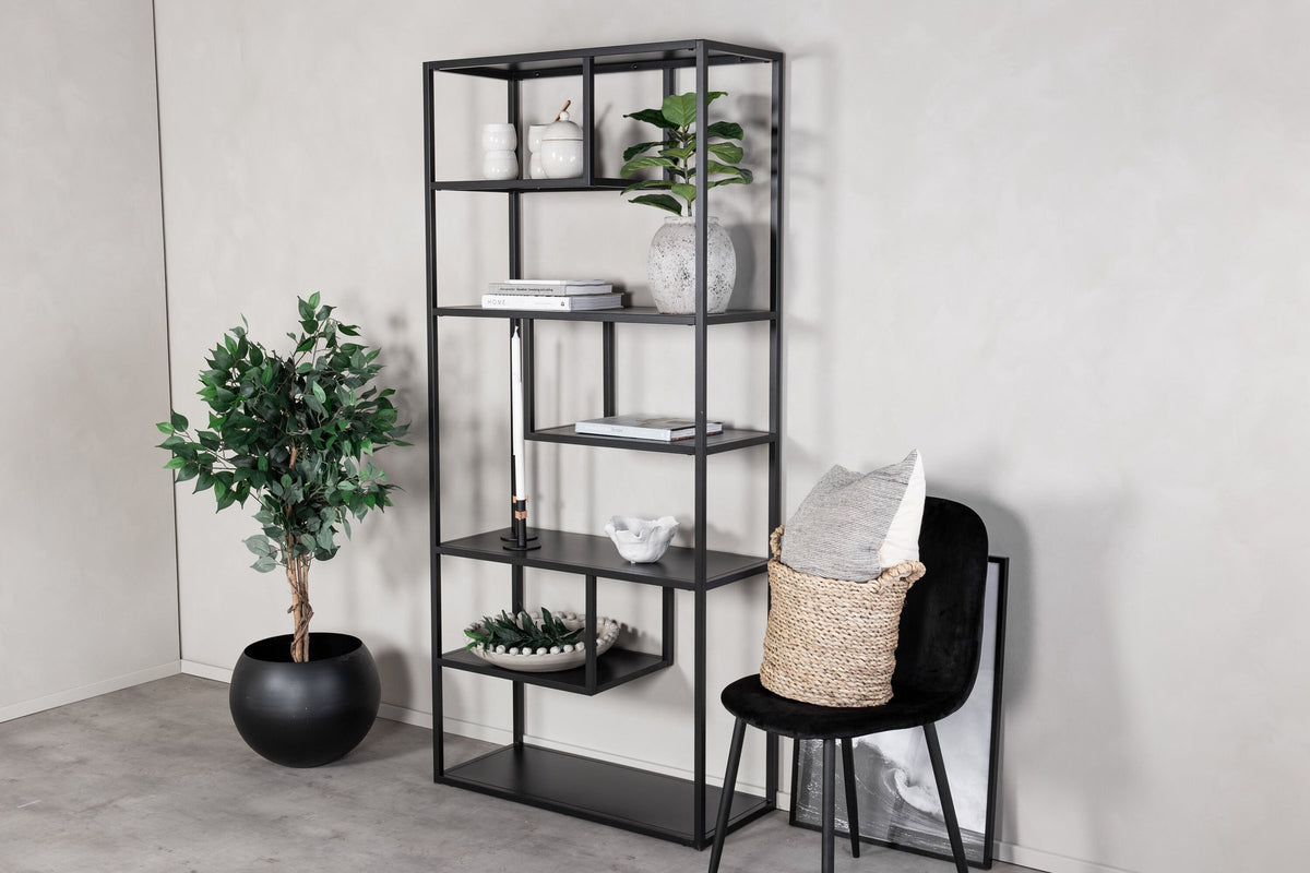 Staal Regal in Schwarz präsentiert im Onlineshop von KAQTU Design AG. Standregal ist von Venture Home