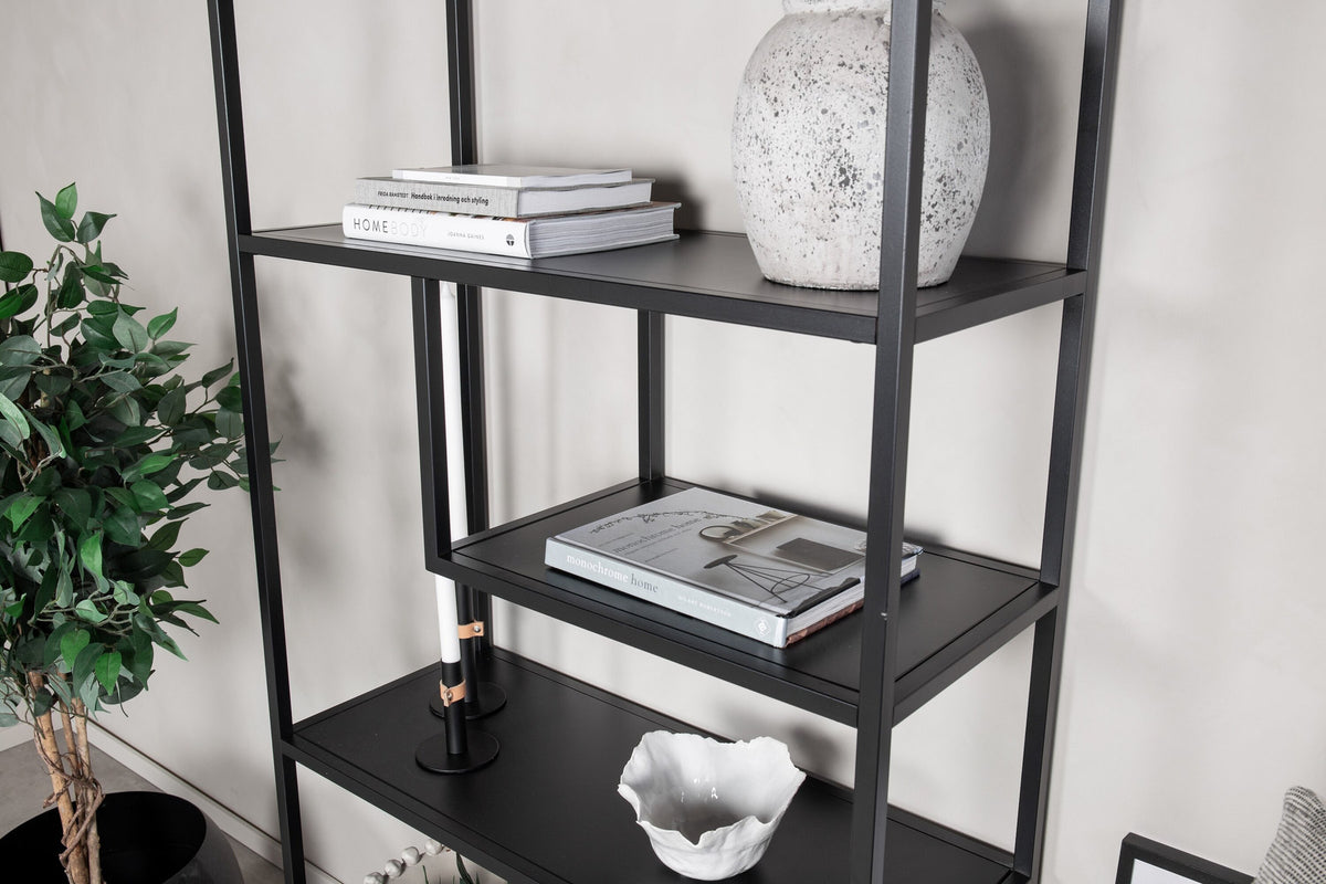 Staal Regal in Schwarz präsentiert im Onlineshop von KAQTU Design AG. Standregal ist von Venture Home