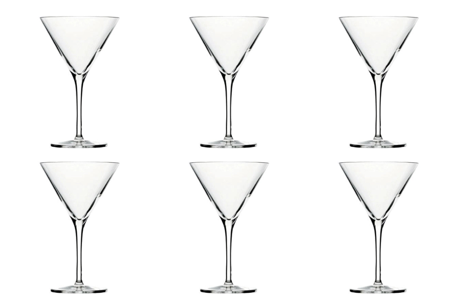 6 Set Bar & Liqueur Cocktail Shell 250ml H: 168 mm