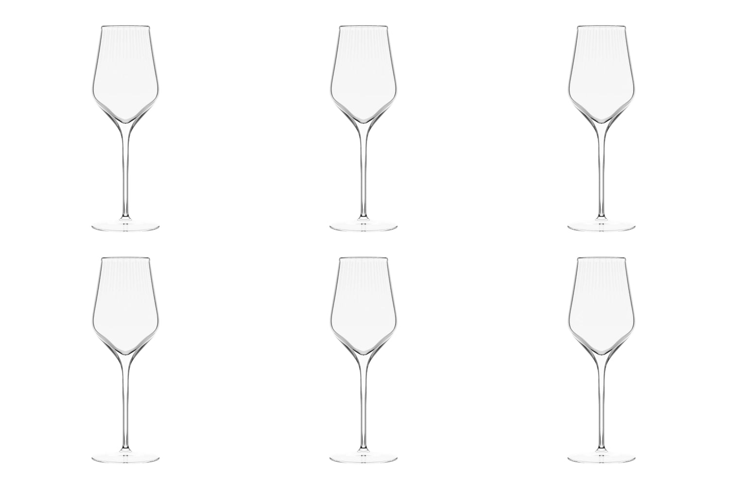 Set of 6 Symphony white wine goblets 405ml h: 245mm