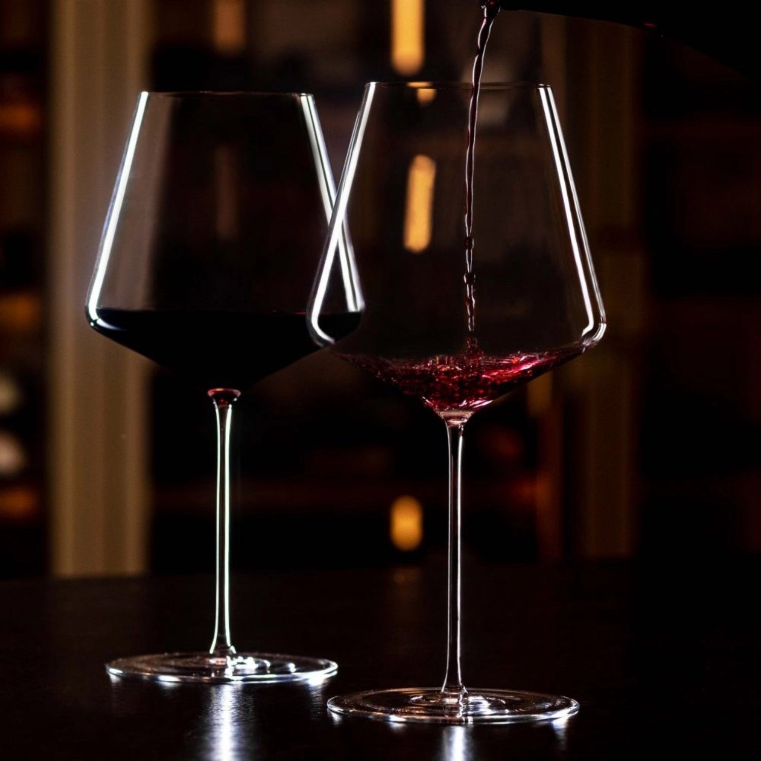 Coffret de 6 verres à vin rouge Sommier Ariane 88cl soufflés bouche