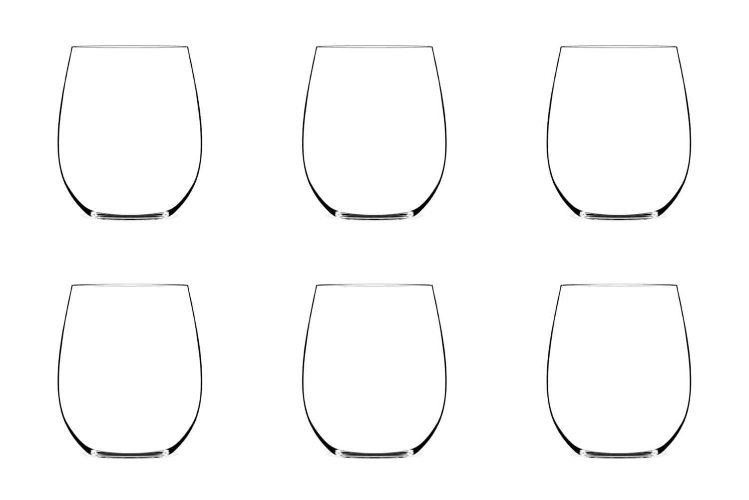 6 Set A. LALLEMENT N7 Glass à eau 36cl